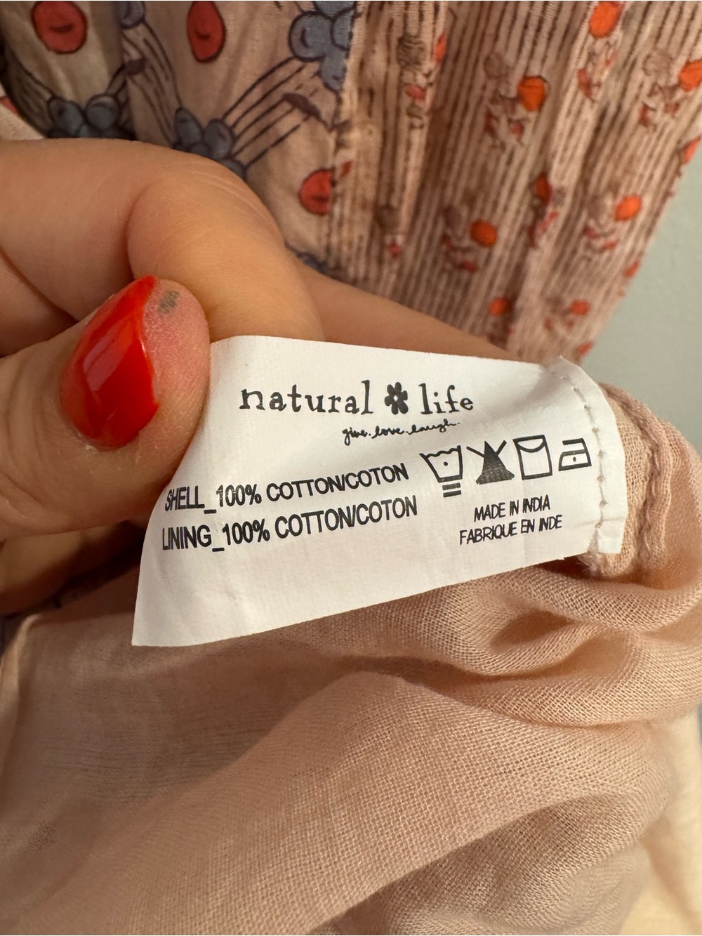 NWT Natural Life Jenny Cotton Maxi Dress Size Medium - Picture 8 of 8